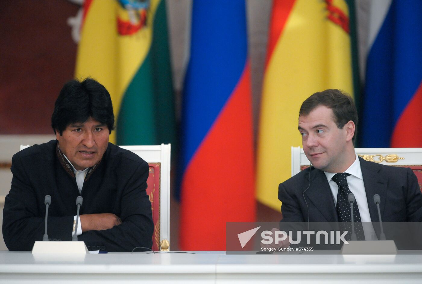 Bolivian President Evo Morales pays an official visit to Russia