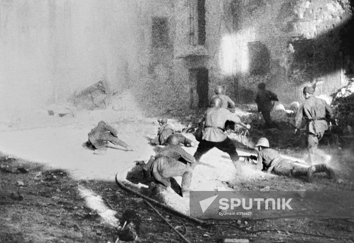 Battle in Stalingrad in 1942