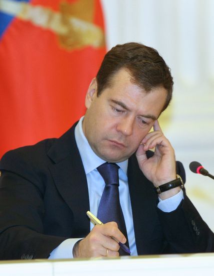 Russian President meets with top Federation Council officials