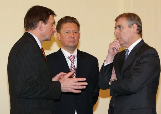 At the president's meeting with businessmen