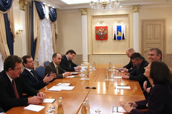 Dmitry Medvedev and Prince Andrew meet in Sakhalin Region