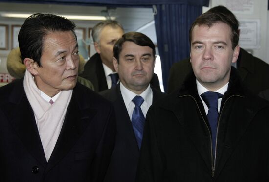 Dmitry Medvedev examined Grand Aniva tanker