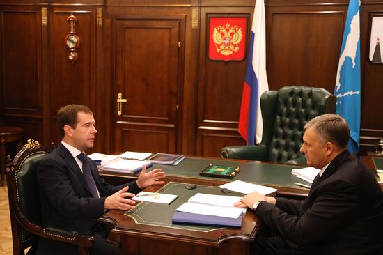 Dmitry Medvedev and Alexander Khoroshavin