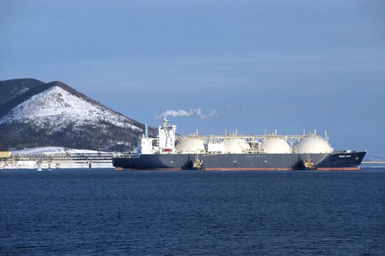 Russia's first LNG plant in Sakhalin