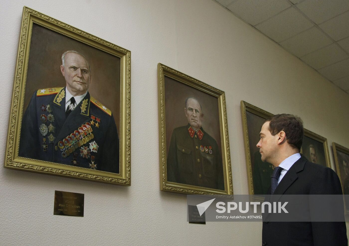 Dmitry Medvedev visiting the Siberian Military District