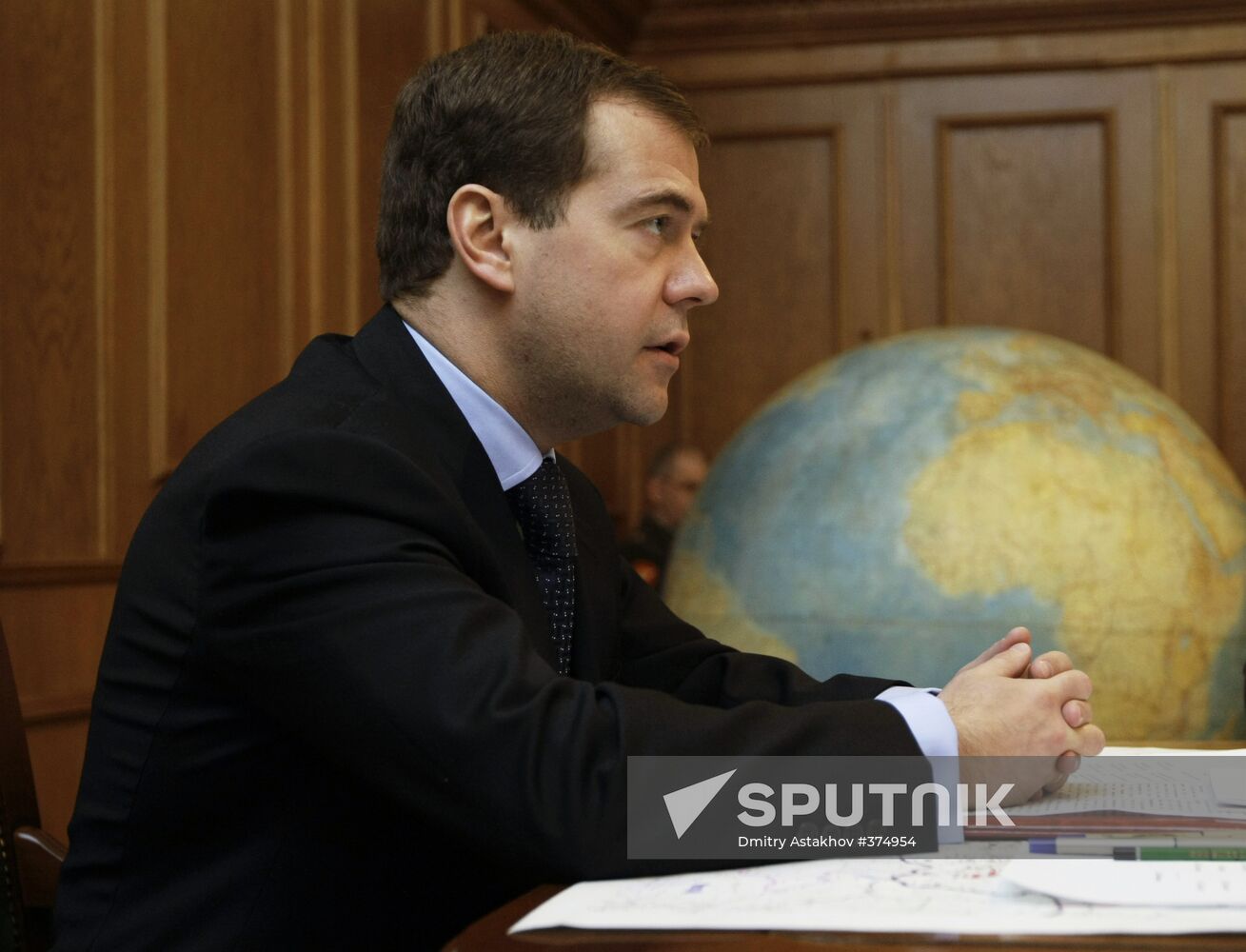 Dmitry Medvedev visiting the Siberian Military District