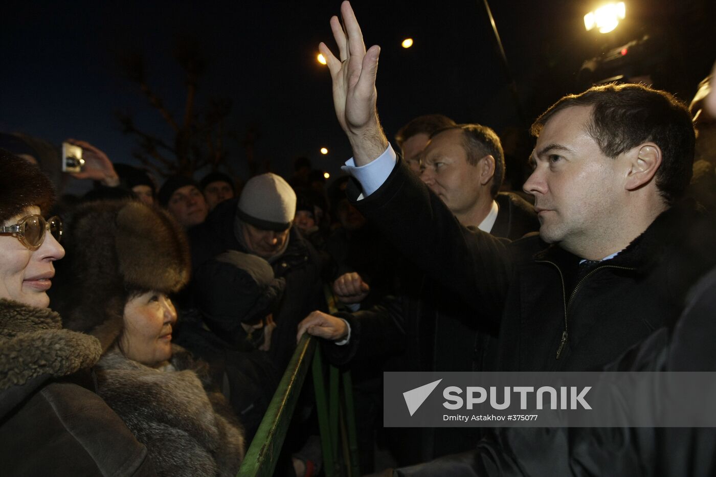 President Dmitry Medvedev visits Chita