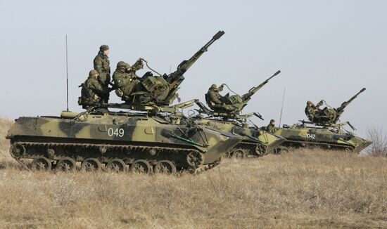 Exercises of 247th Air Assault Caucasian Cossack Regiment