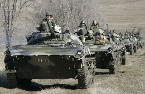 Exercises of 247th Air Assault Caucasian Cossack Regiment