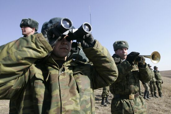 Exercises of 247th Air Assault Caucasian Cossack Regiment