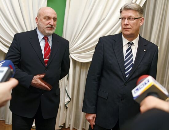Latvian Prime Minister Ivars Godmanis resigns