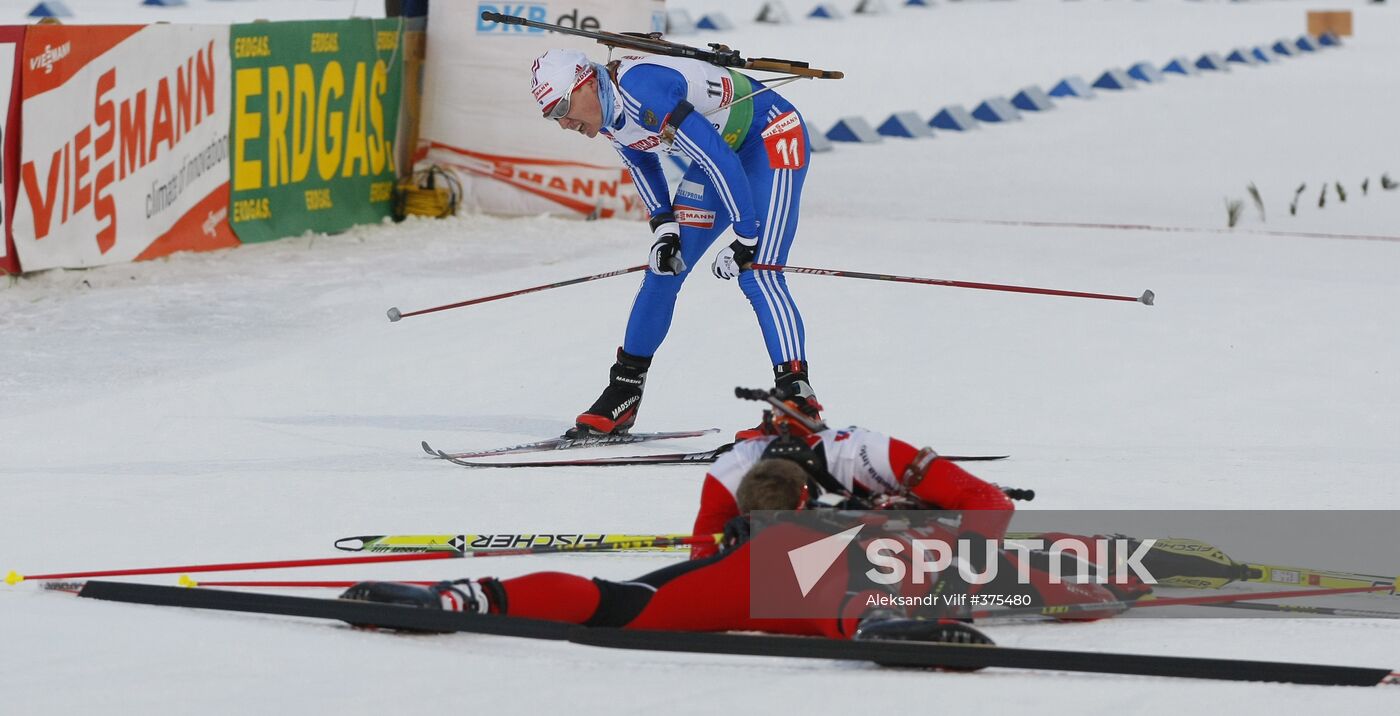 Russia's Ivan Tcherezov wins bronze medal in biathlon