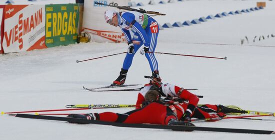 Russia's Ivan Tcherezov wins bronze medal in biathlon