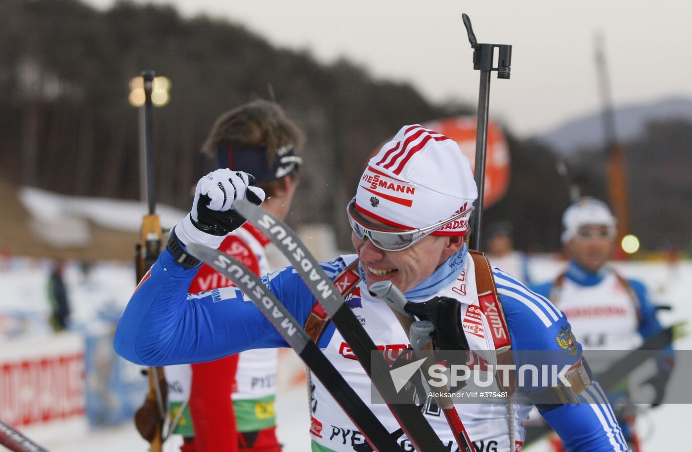 Russia's Ivan Tcherezov wins bronze medal in biathlon