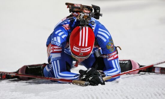 Russian biathlon team wins women's 4x6 km relay