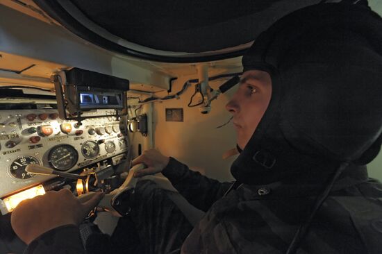 Armor school in Chita