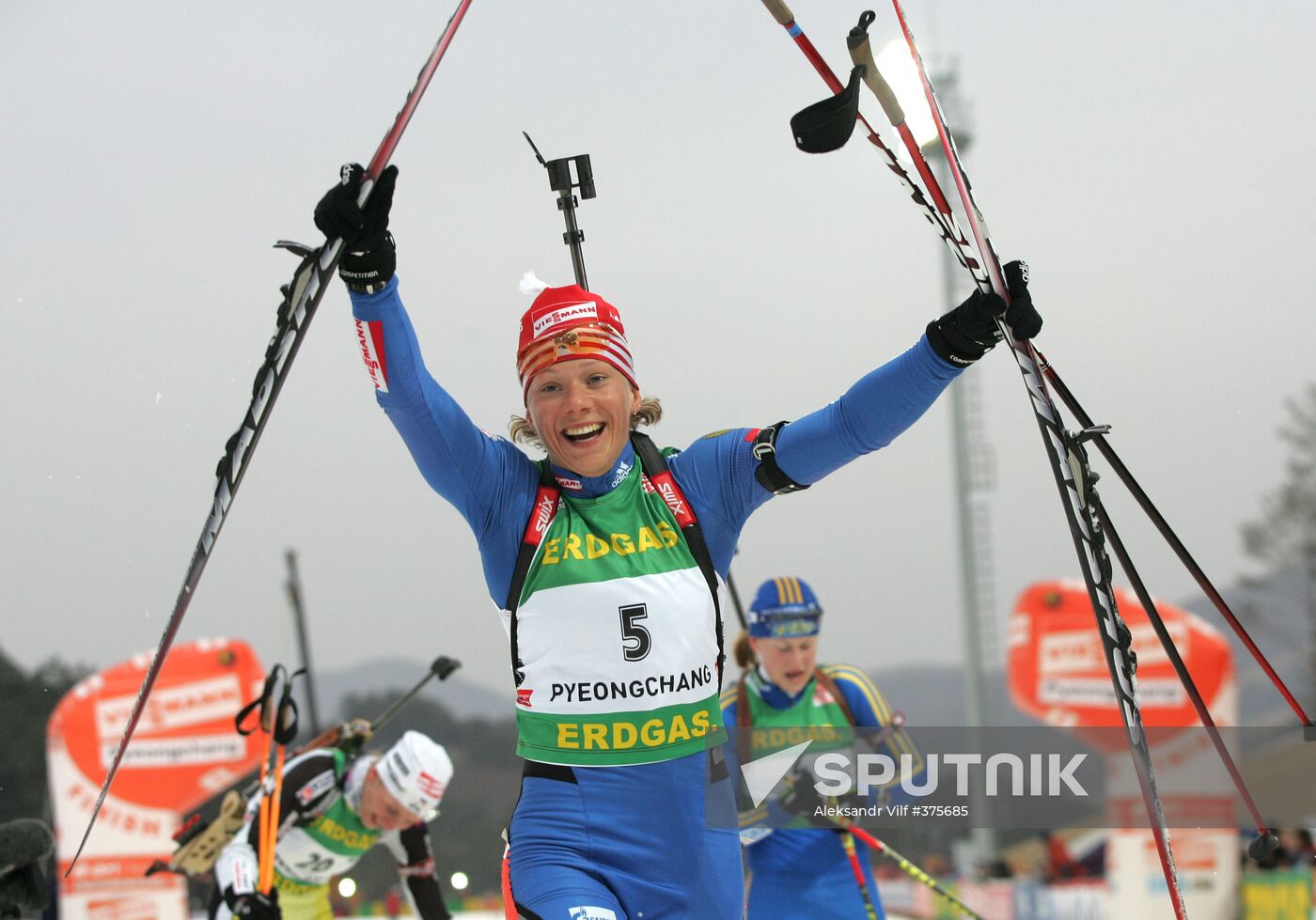 Olga Zaitseva wins Mass Start at World Biathlon Championships