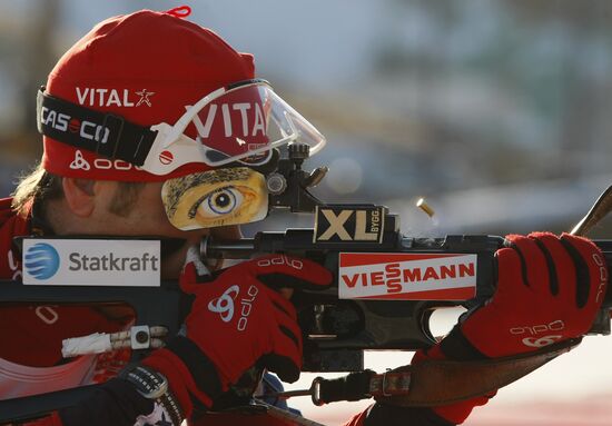 Ole Einar Bjoerndalen wins his fourth gold in South Korea