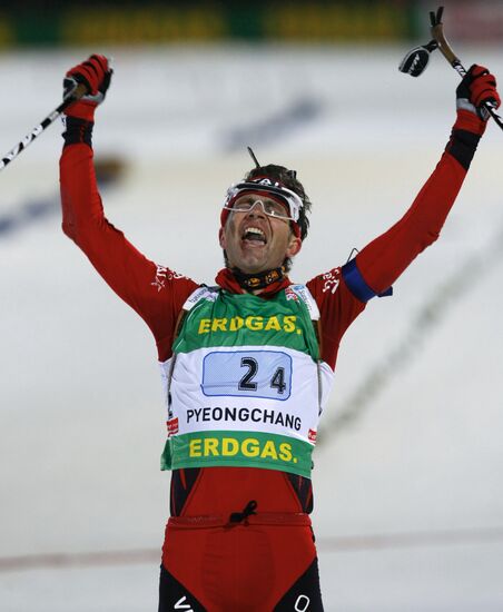 Ole Einar Bjoerndalen wins his fourth gold in South Korea