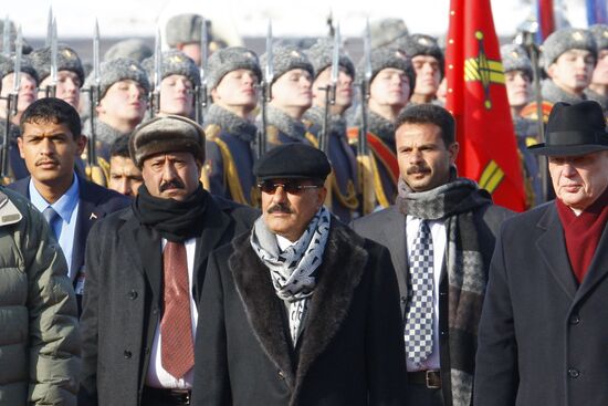 Yemeni President arrives in Moscow for official visit