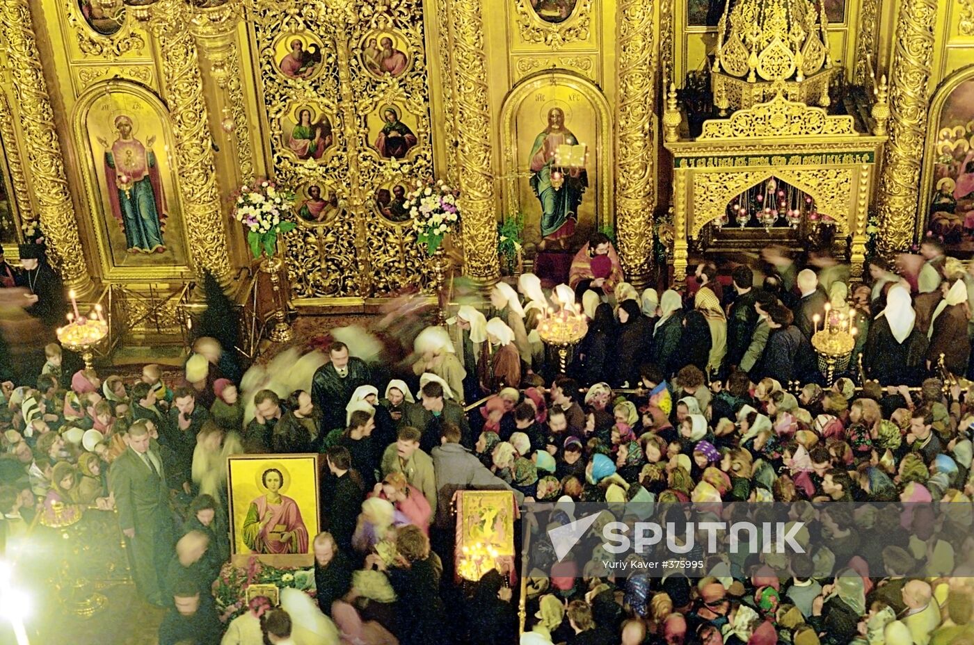 Relics of St Panteleimon in the Epiphany Cathedral