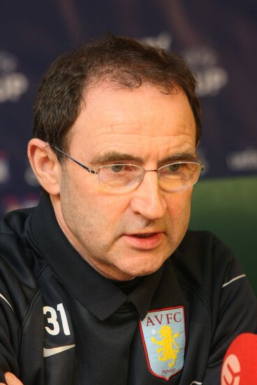 Aston Villa head coach Martin O'Neill