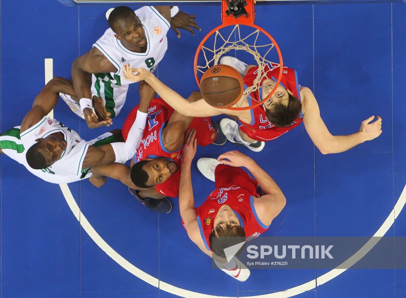 Basketball Euroleague. CSKA Moscow vs. Montepaschi Siena