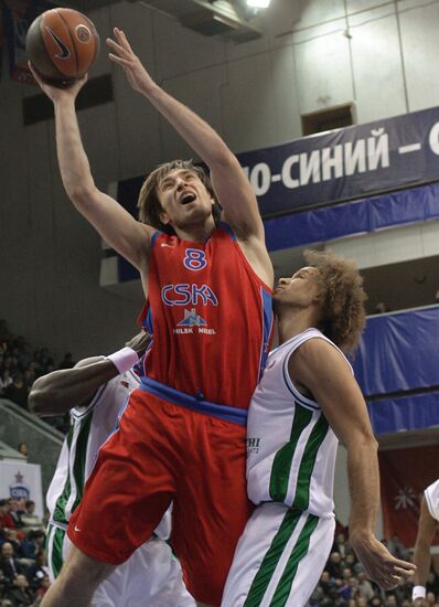 Basketball Euroleague. CSKA Moscow vs. Montepaschi Siena