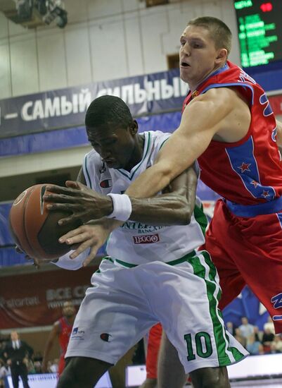 Basketball Euroleague. CSKA Moscow vs. Montepaschi Siena