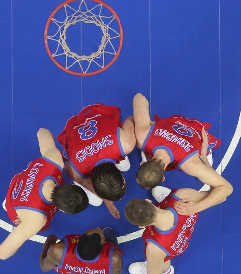 Basketball Euroleague. CSKA Moscow vs. Montepaschi Siena