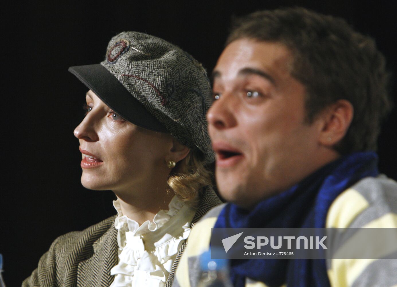 Actor Ilya Glinnikov and ballet dancer Ilze Liepa