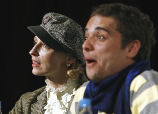 Actor Ilya Glinnikov and ballet dancer Ilze Liepa