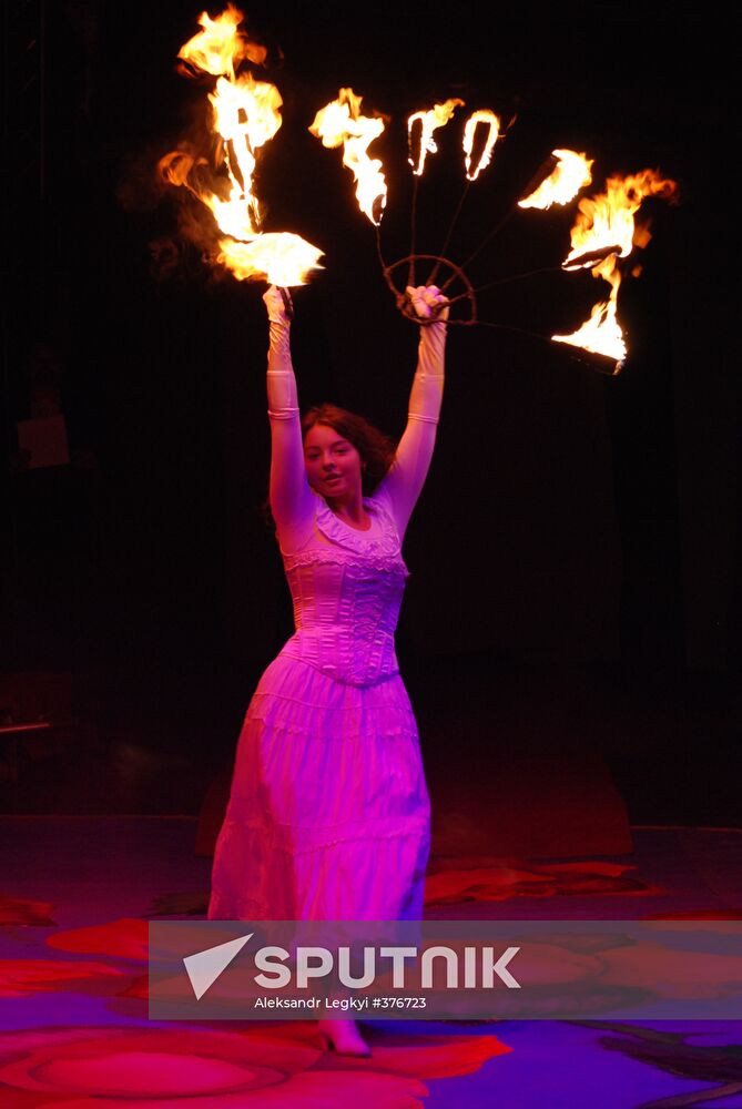 The Third Russian Circus Princess competition held in Saratov