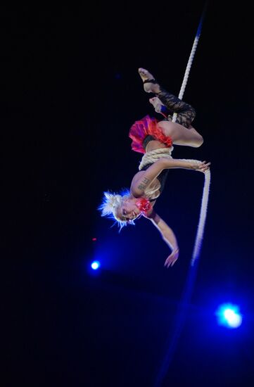 The Third Russian Circus Princess competition held in Saratov