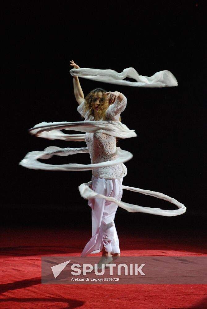 The Third Russian Circus Princess competition held in Saratov