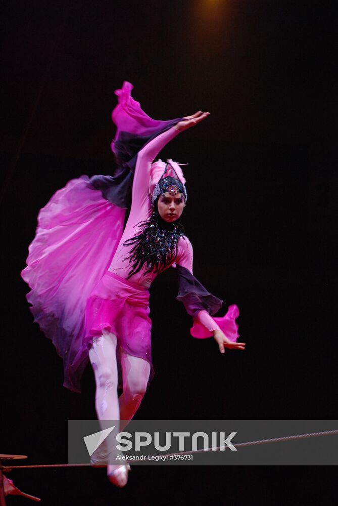 The Third Russian Circus Princess competition held in Saratov