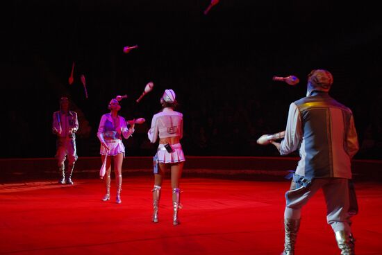 The Third Russian Circus Princess competition held in Saratov