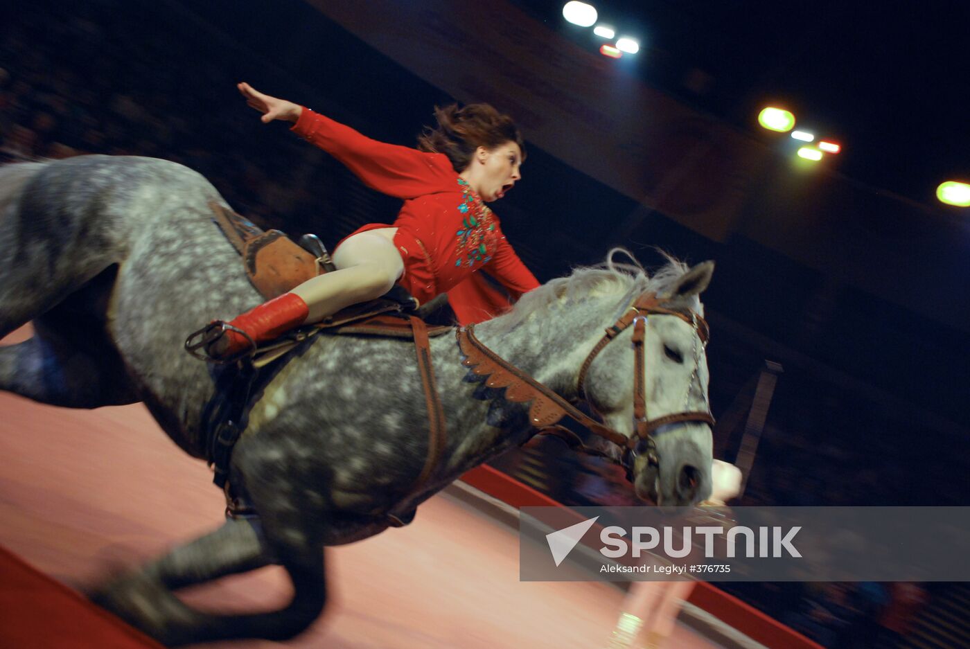 The Third Russian Circus Princess competition held in Saratov