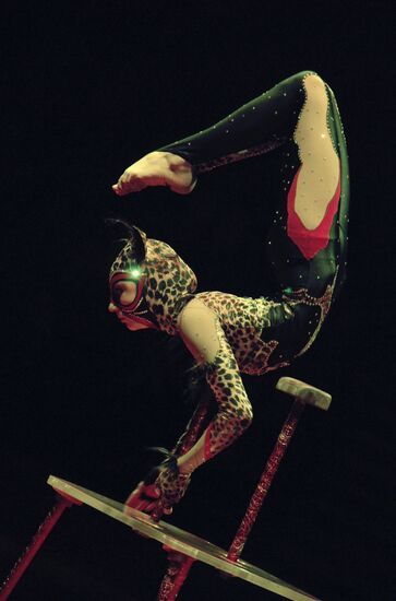 The Third Russian Circus Princess competition held in Saratov