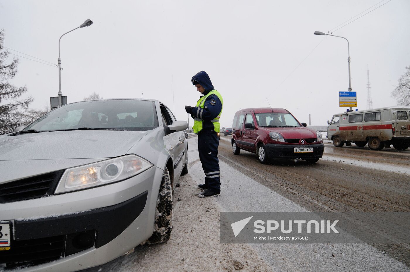 Traffic patrol of the State Traffic Safety Inspectorate