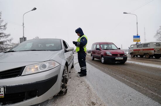 Traffic patrol of the State Traffic Safety Inspectorate