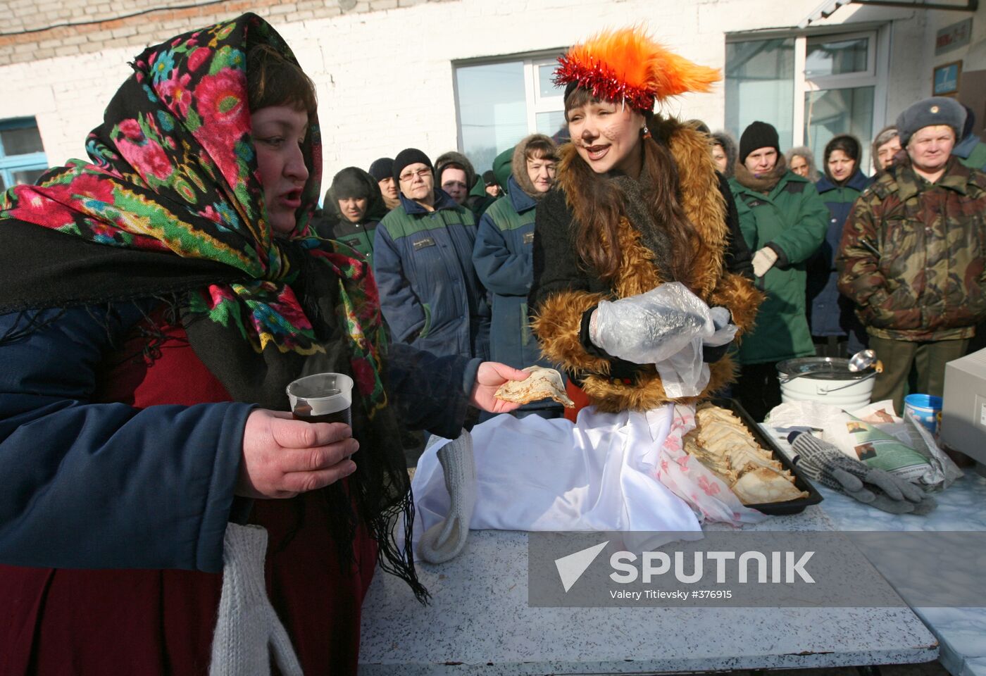 Egg-Sunday in a women's penitentiary, Novosibirsk Region
