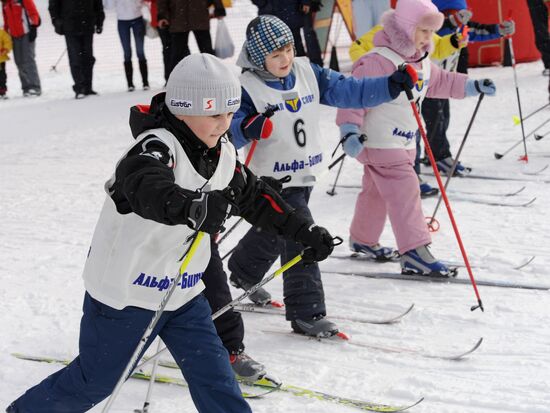Ski races and Egg-Sunday in Moscow