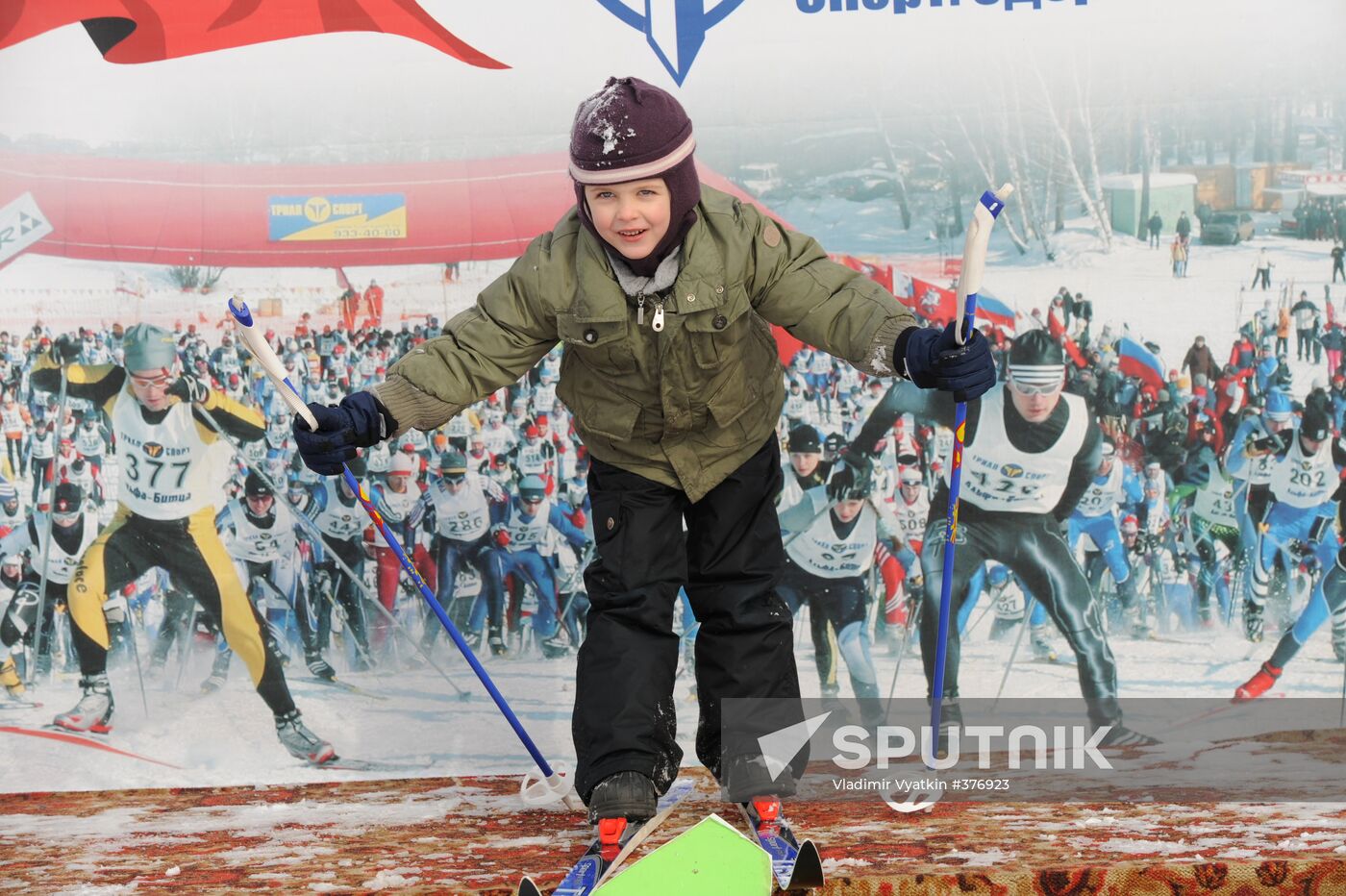 Ski races and Egg-Sunday in Moscow