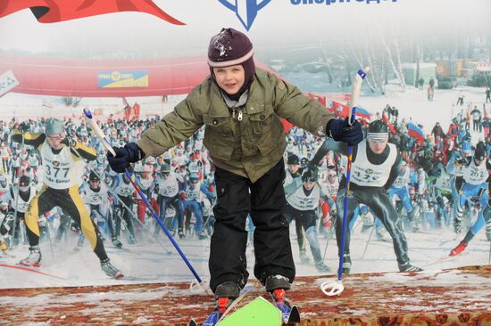 Ski races and Egg-Sunday in Moscow