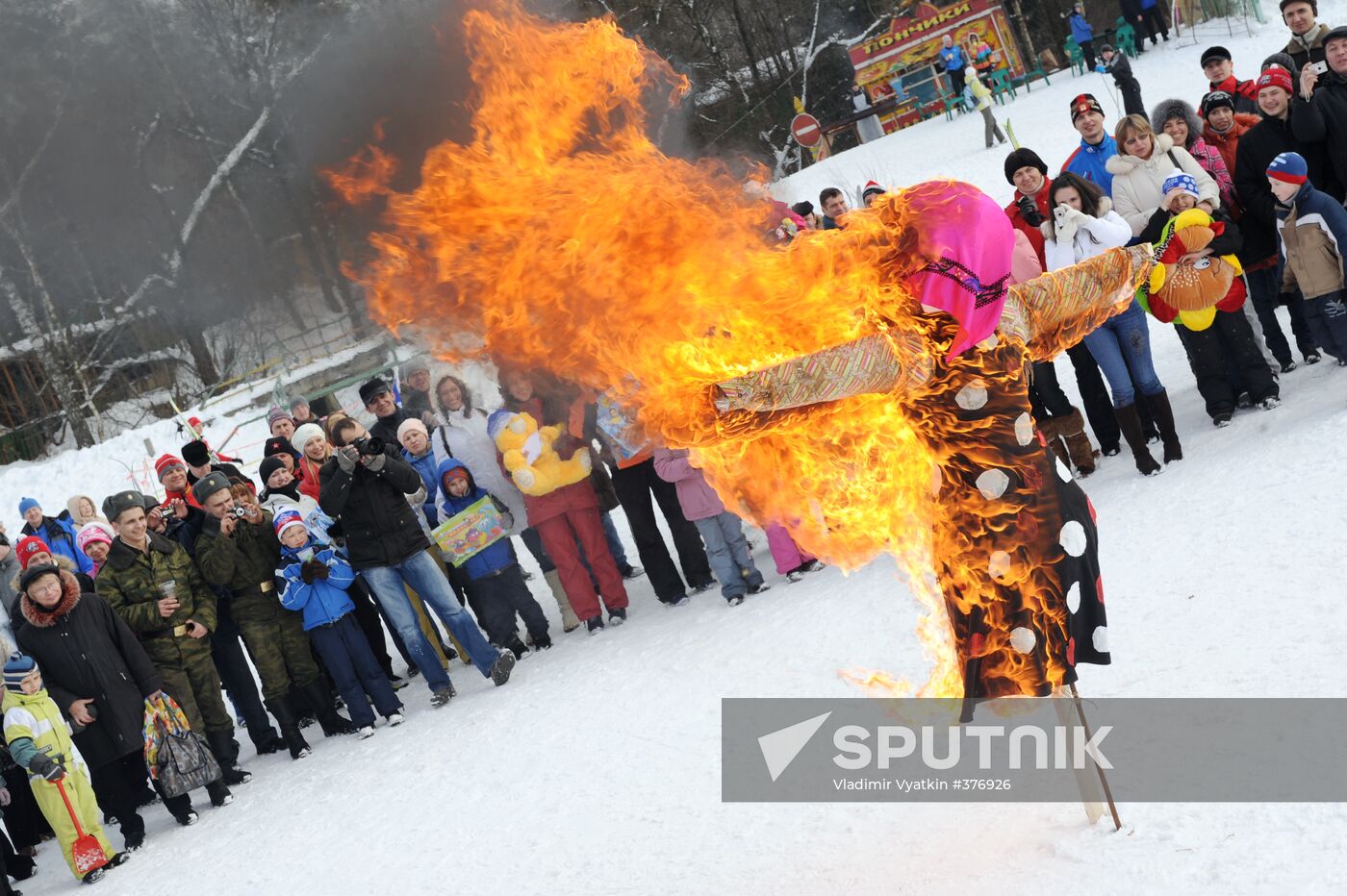 Egg-Sunday festival in Moscow