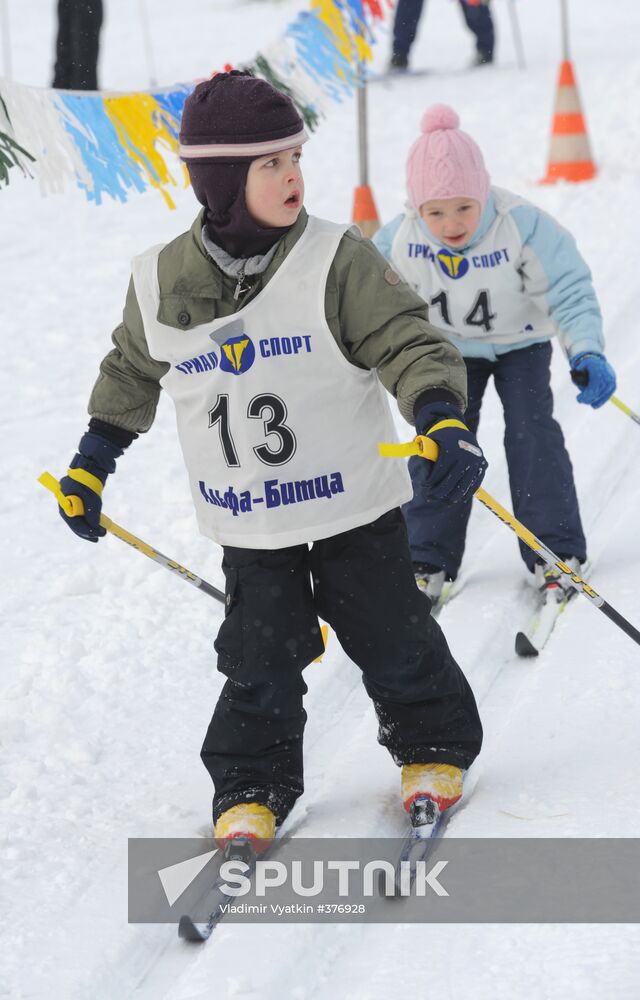 Ski races and Egg-Sunday in Moscow