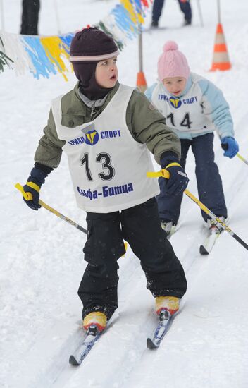 Ski races and Egg-Sunday in Moscow