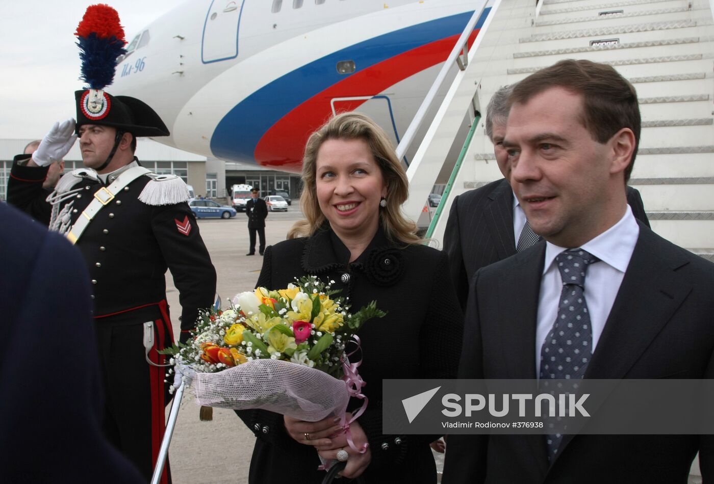 Medvedev working visit to Italy