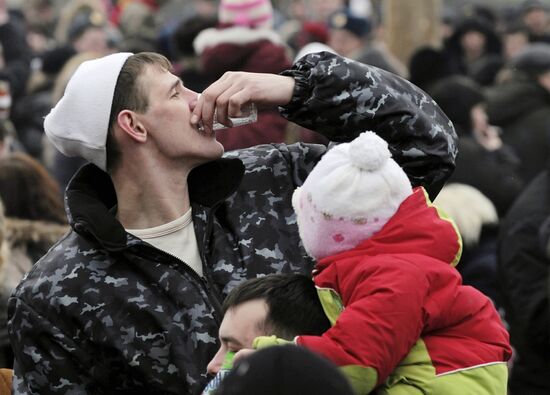 Egg-Sunday celebration in Veliki Novgorod